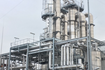 Multi stage evaporation plant