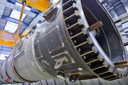 40 meters long distillation column, made from Duplex